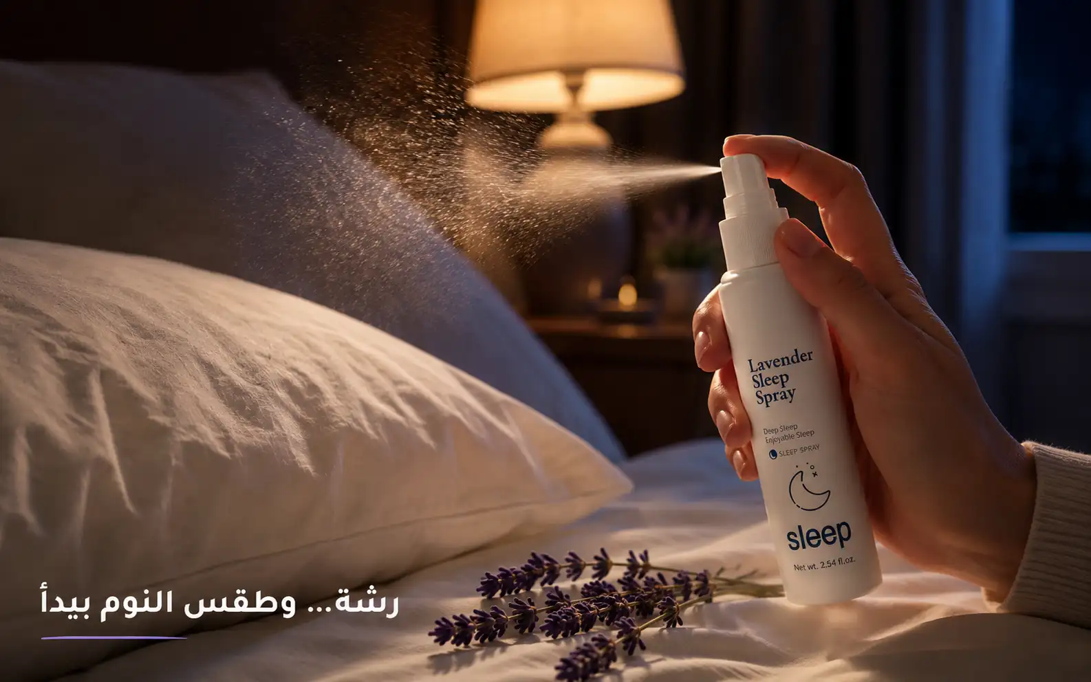 رشّة على المخدة